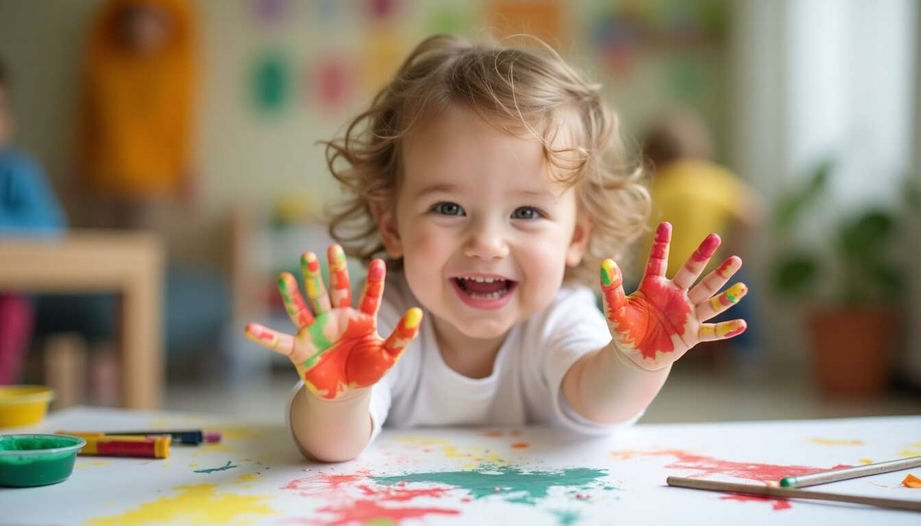 à partir de quel âge initier votre enfant à la peinture au doigt ? à partir de quel âge initier votre enfant à la peinture au doigt ?