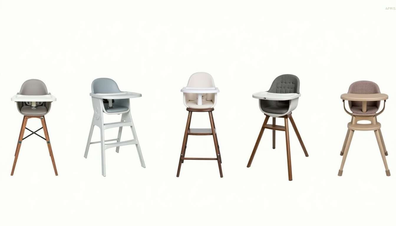 Les différents types de chaises hautes disponibles sur le marché Les différents types de chaises hautes disponibles sur le marché