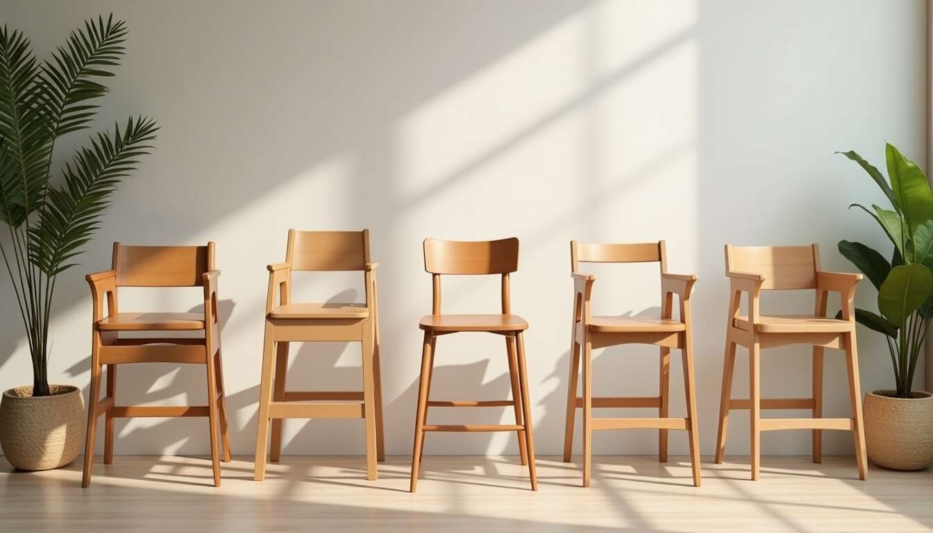 Comparatif des modèles phares de chaises hautes en bois