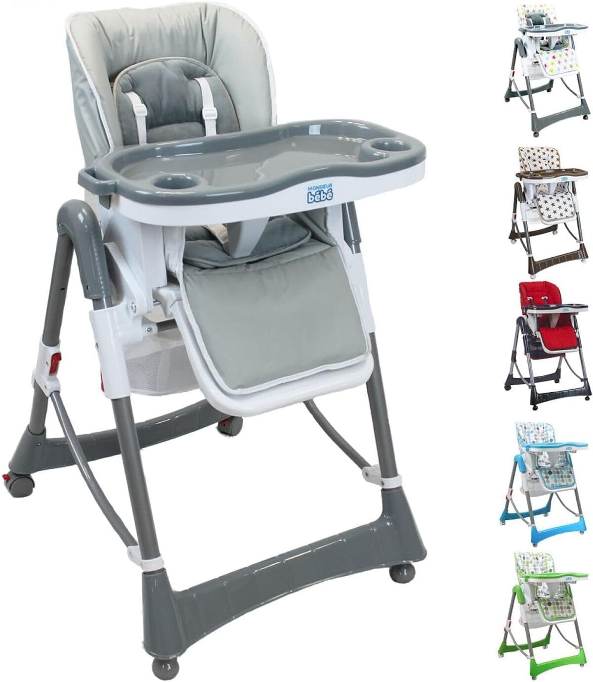 Test Chaise Haute Monsieur Bébé : confort et Sécurité