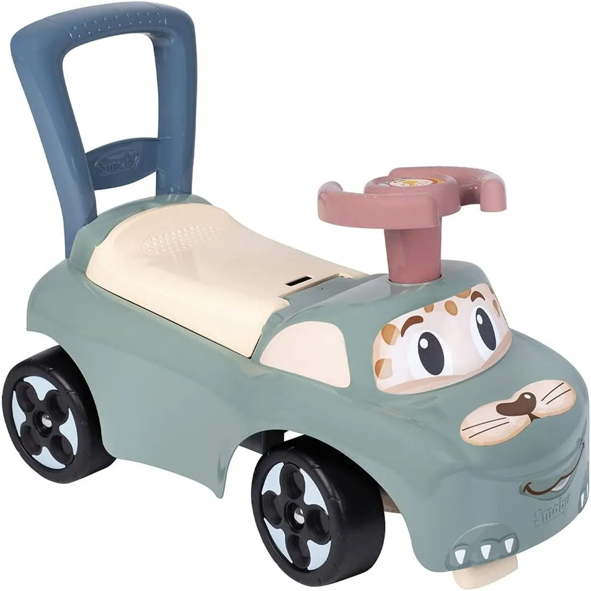 Test Smoby : porteur Auto Multifonction Vert Sauge