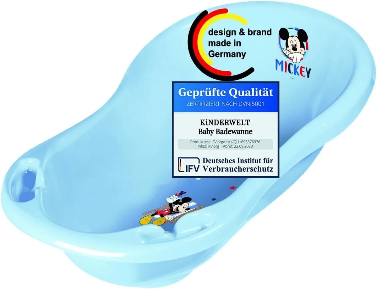 Test : baignoire KiNDERWELT Disney Mickey Mouse pour bébé