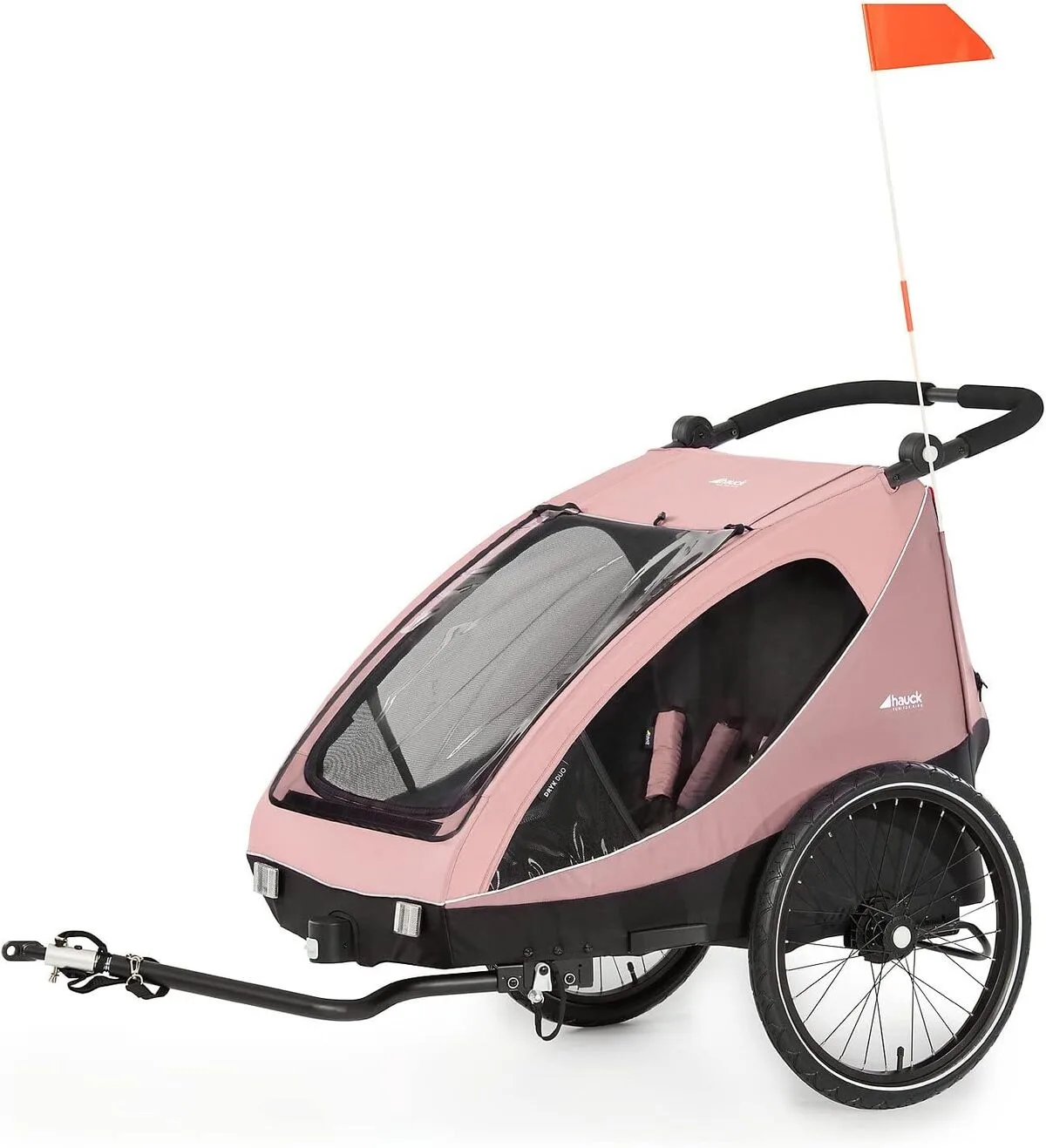 Test de la remorque poussette Hauck 2 en 1