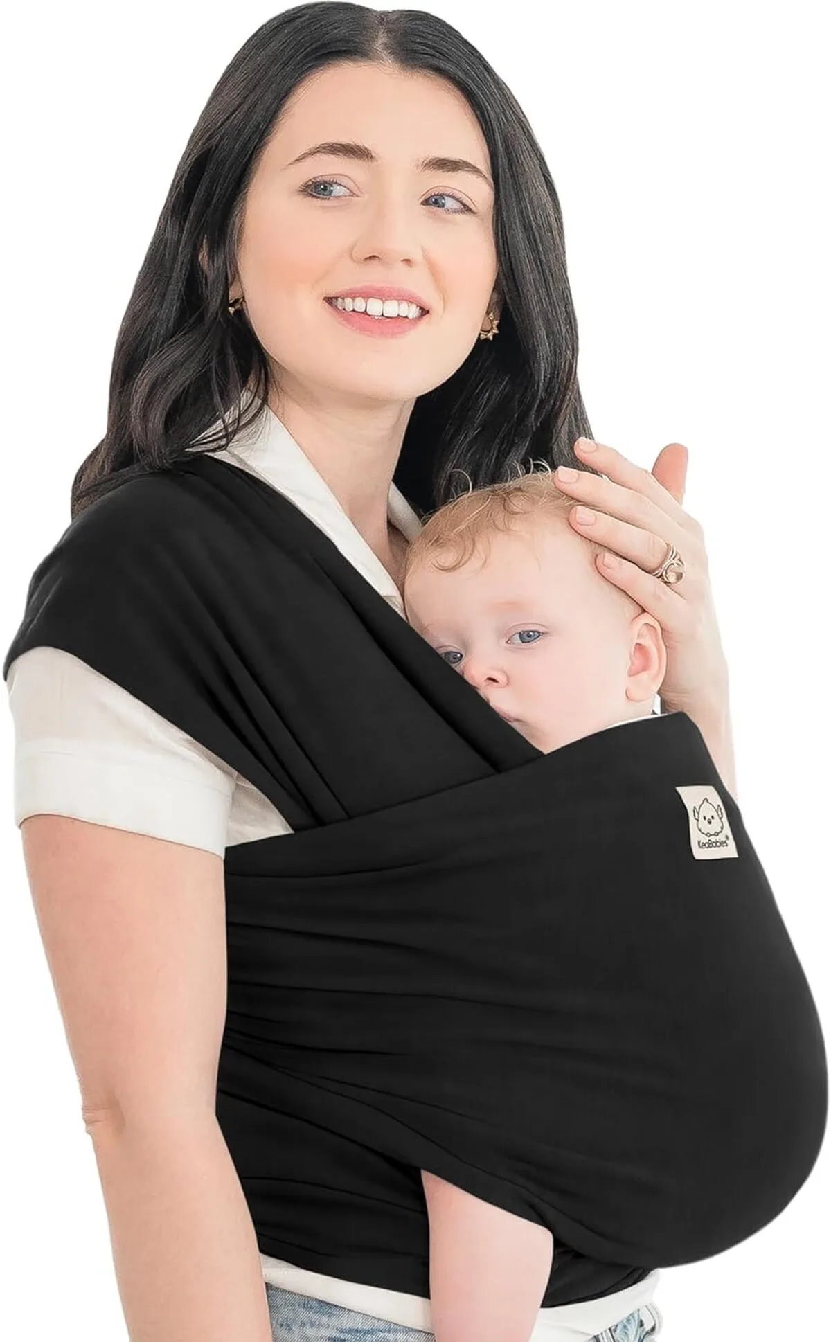 Test du porte-bébé élastique Trendy Black