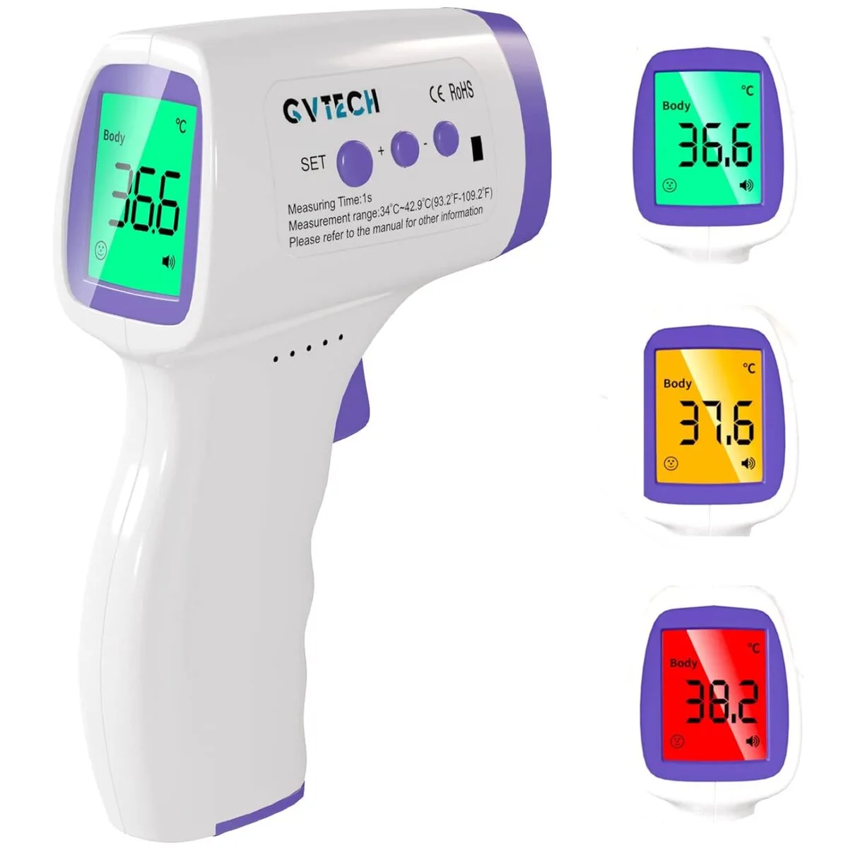 Test du thermomètre infrarouge sans contact : précision et rapidité