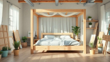Créer une cabane IKEA pour votre lit : idées et astuces