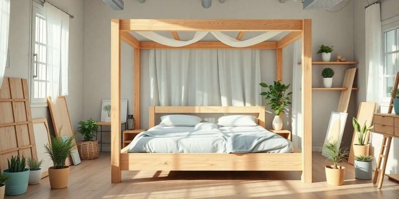 Créer une cabane IKEA pour votre lit : idées et astuces
