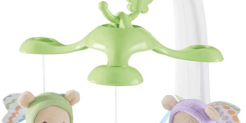Avis sur le mobile Doux Rêves Papillon Fisher-Price : veilleuse apaisante pour bébé