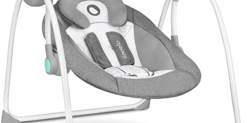 Balançoire électrique LIONELO Ruben : confort et sécurité pour bébés 0-9 kg