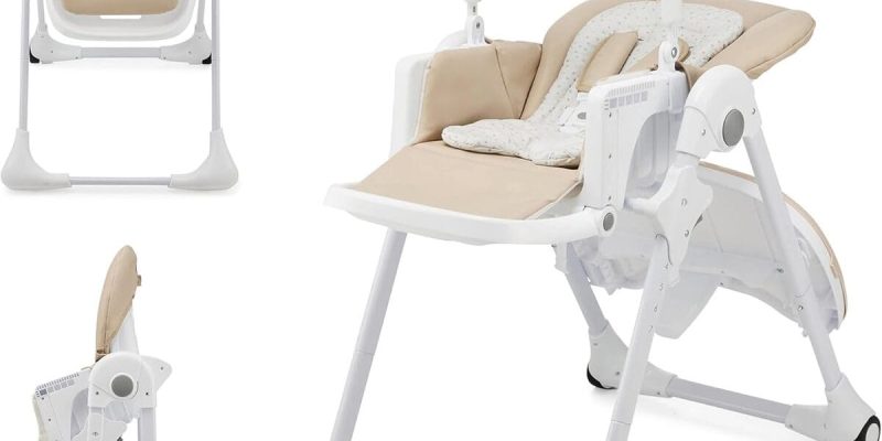 Chaise Haute Kinderkraft TUMMIE: confort et Polyvalence pour Bébé