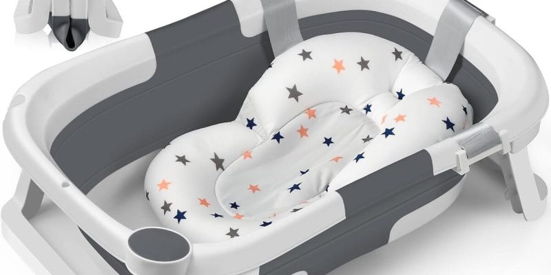 Test : baignoire bébé DEANIC pliante avec coussin