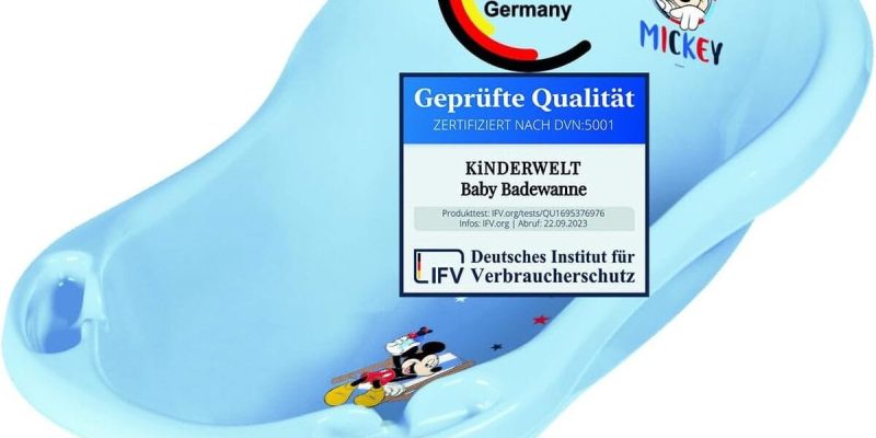 Test : baignoire KiNDERWELT Disney Mickey Mouse pour bébé