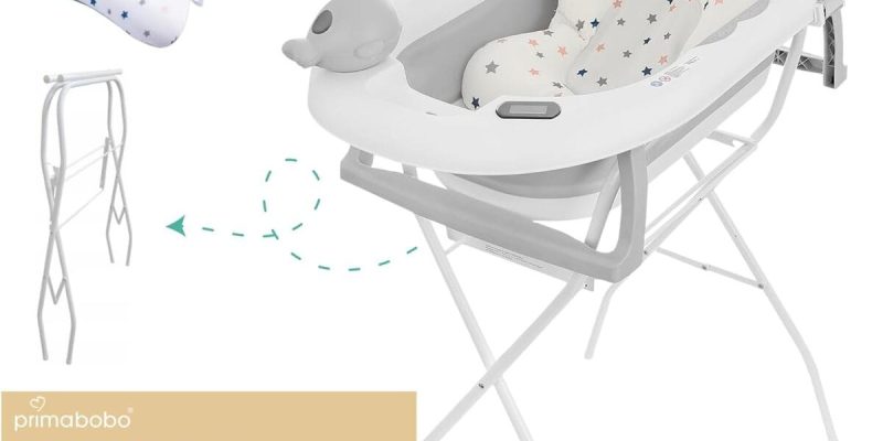 Test : baignoire pliante Primabobo avec thermomètre intégré