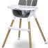 Test de la chaise haute évolutive Paulette : confort et praticité Made in France