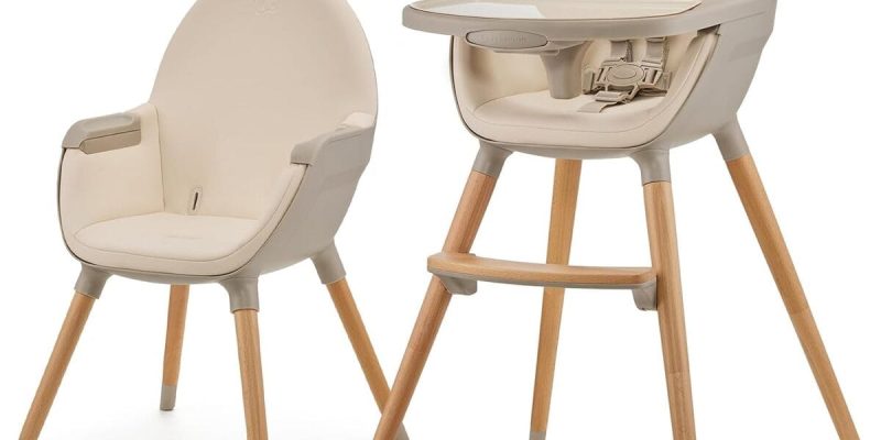 Test Chaise Haute Bébé Kinderkraft FINI 2: évolutive et Pratique