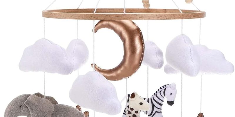 Test Collazoey : mobile bébé animaux de la forêt