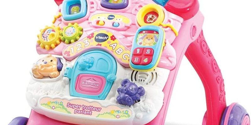 Test complet : trotteur Parlant Rose VTech – Éveil et marche dès 9 mois