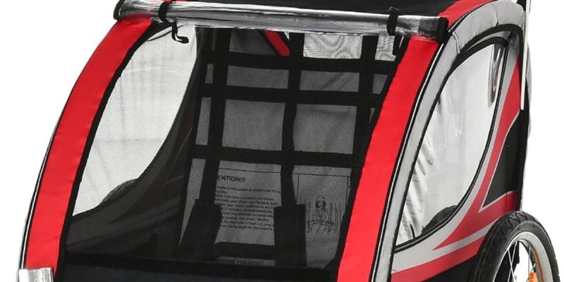 Test de la remorque 2 en 1 HOMCOM pour enfants