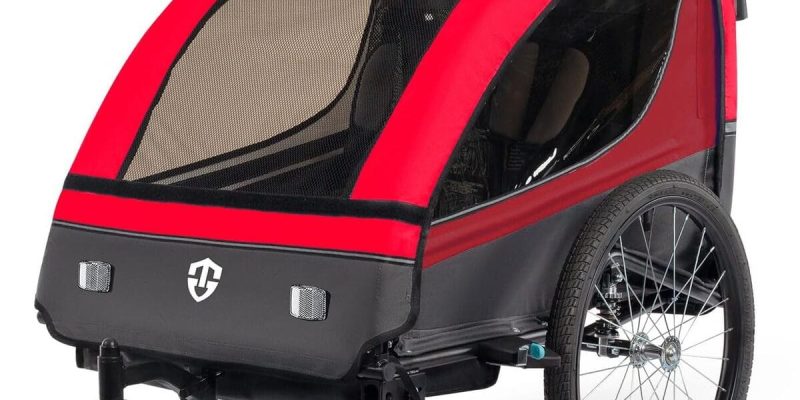 Test de la remorque Tiggo VS : sécurité et polyvalence pour enfants