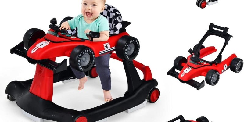 Test du trotteur Costway 4 en 1 : confort et éveil pour bébés 6-18 mois