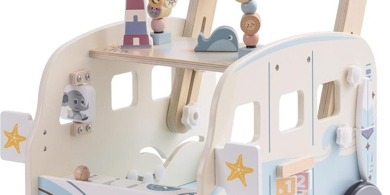 Test ROBUD Trotteur en bois: le jouet multifonction idéal pour bébés 10 mois-2 ans