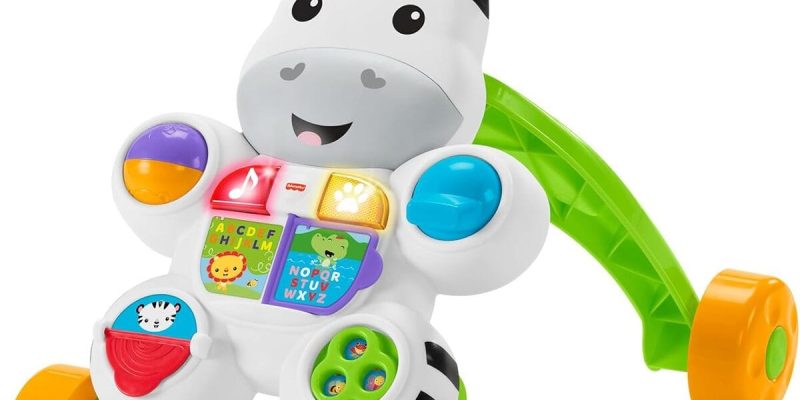Test Trotteur Zèbre Parlant Fisher-Price : jouet Evolutif pour Bébés
