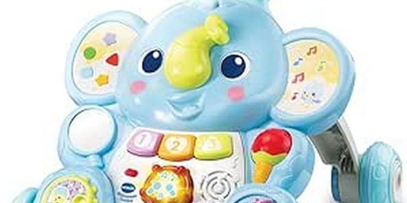 Test : trottino d&rsquo;Éléphanteau VTech – Trotteur et Tableau d&rsquo;Éveil 2 en 1