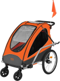 Test VEVOR : remorque de vélo double fonction pour enfants