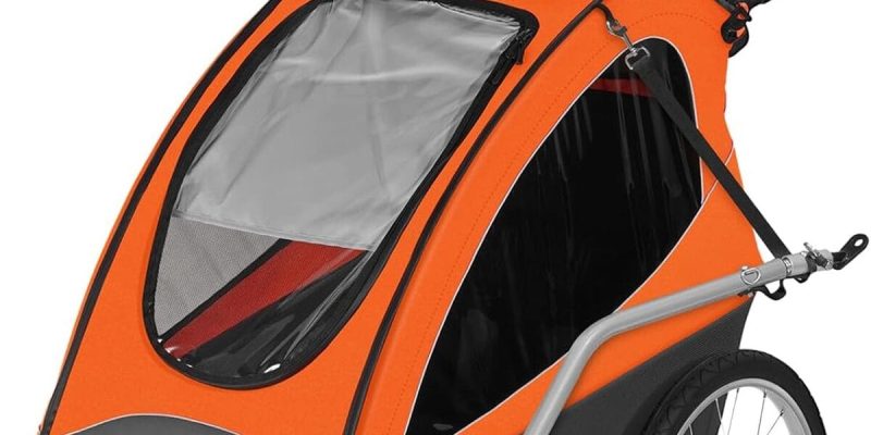 Test VEVOR : remorque de vélo double fonction pour enfants